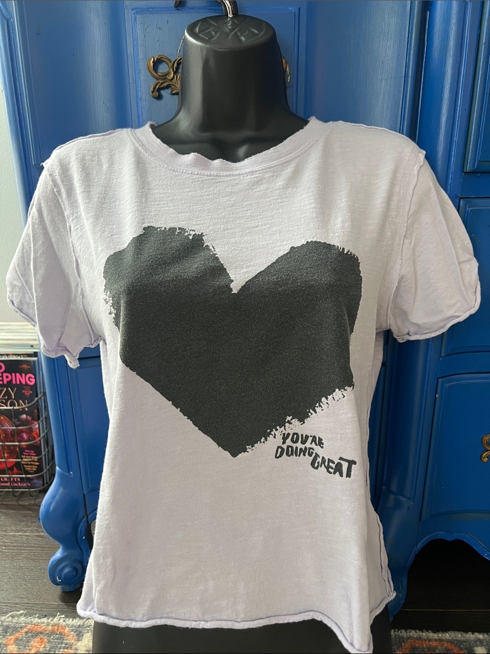 Anthropologie- SS heart graphic tee (artist Chiara Perano)
